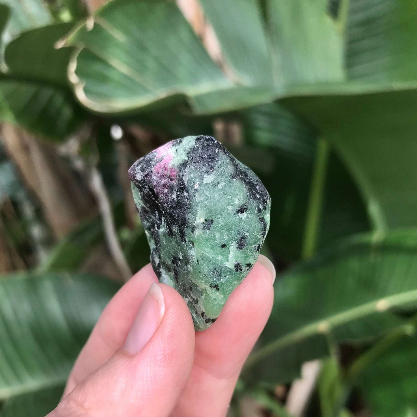 Ruby Zoisite Stone Crystal - Raw