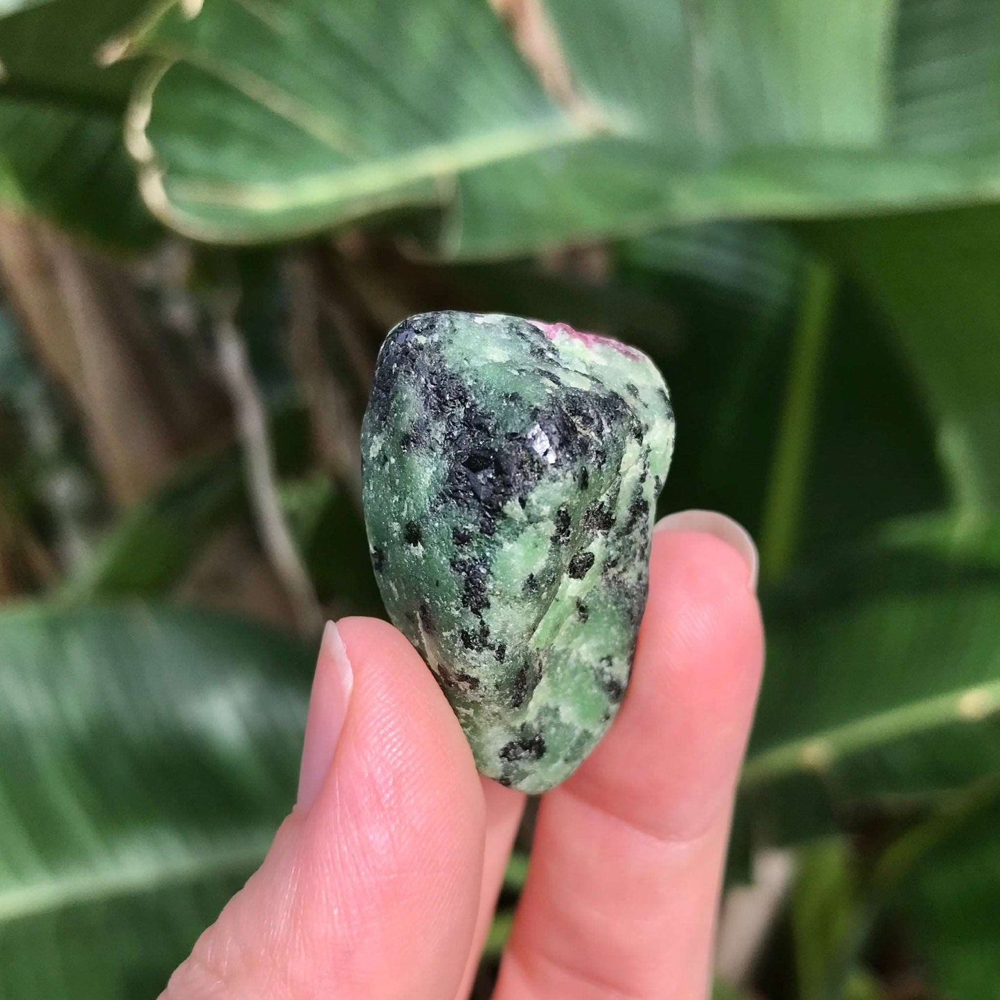 Ruby Zoisite Stone Crystal - Raw