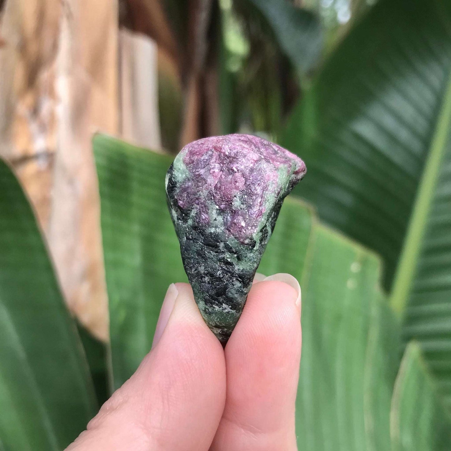 Ruby Zoisite Stone Crystal - Raw
