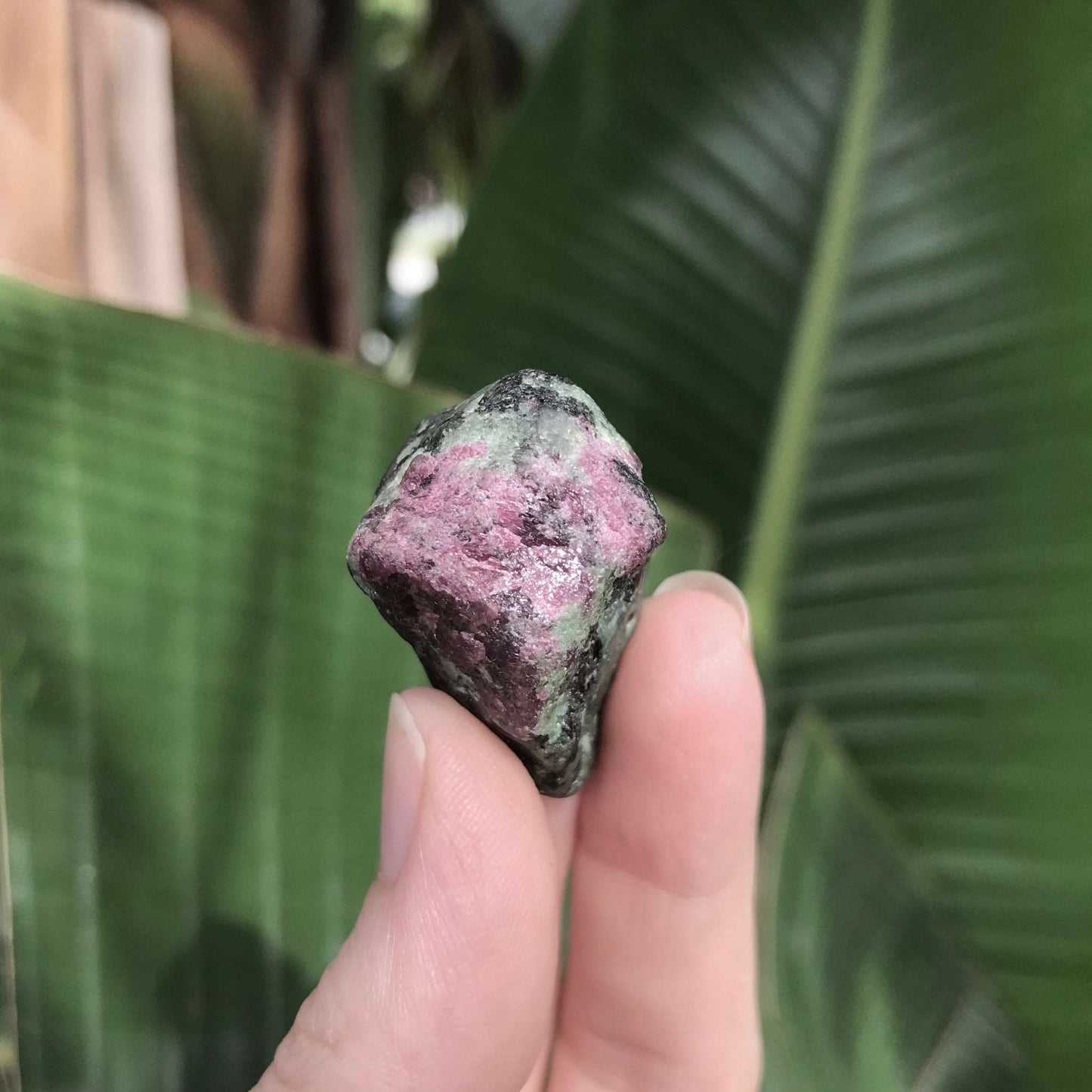 Ruby Zoisite Stone Crystal - Raw