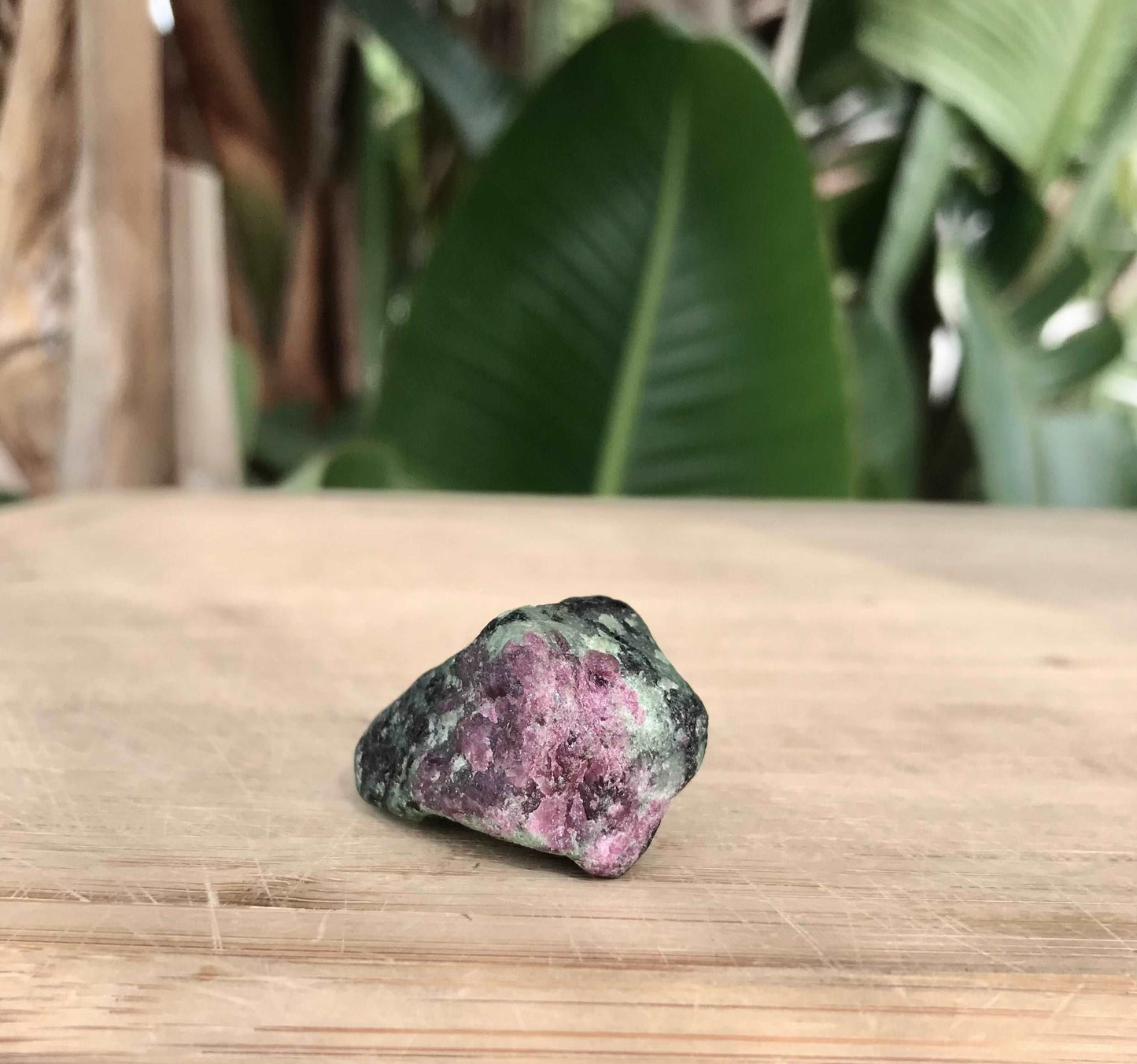 Ruby Zoisite Stone Crystal - Raw