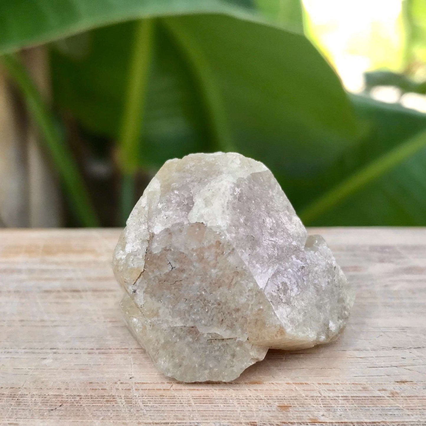 Green Grossular Garnet Crystal - Raw