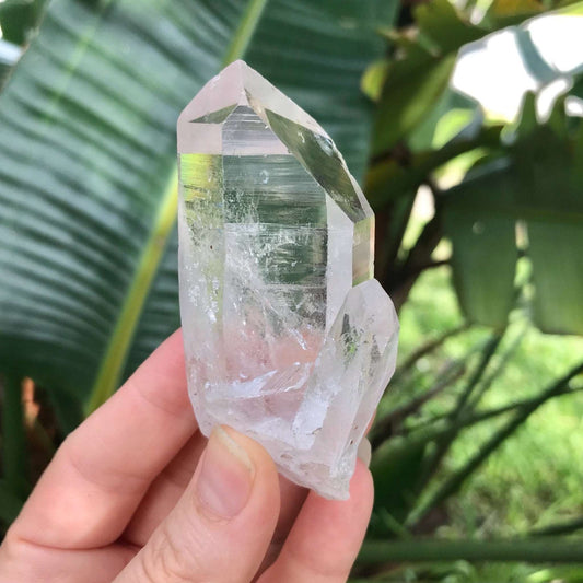 Clear Quartz Crystal with Two Terminated Points