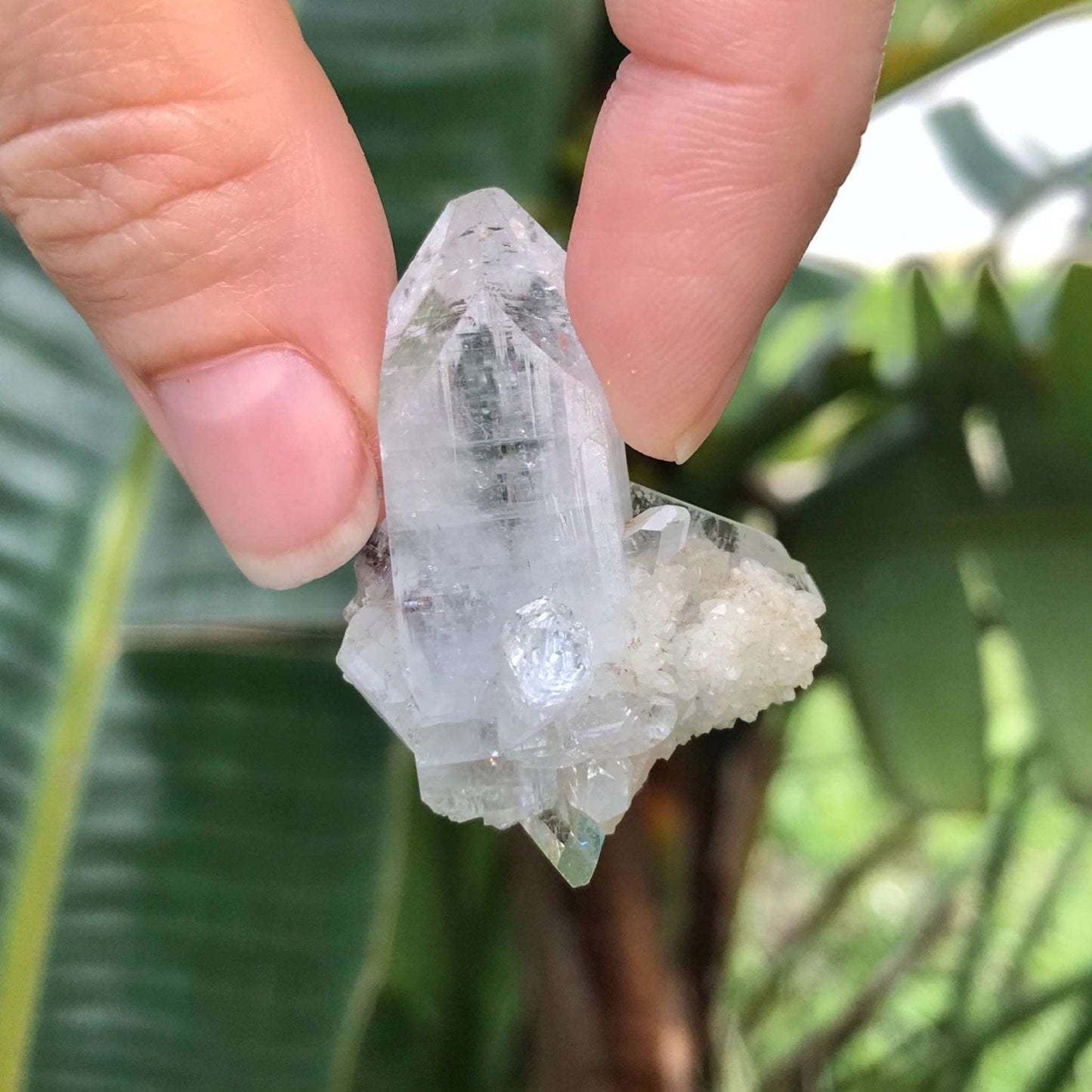 Clear Quartz Crystal Cluster