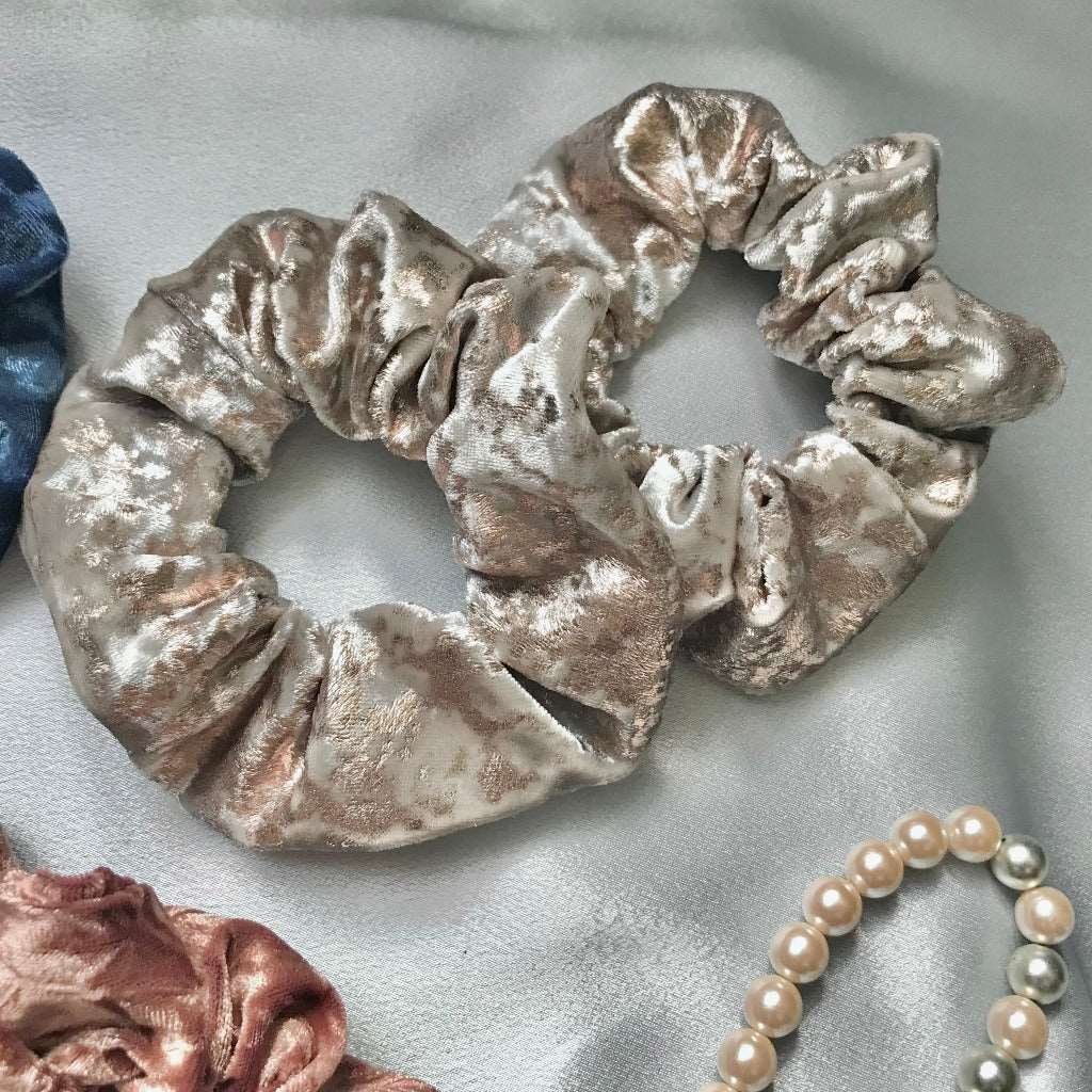 Velvet Hair Scrunchie - Hair Ties - 3 Color Options