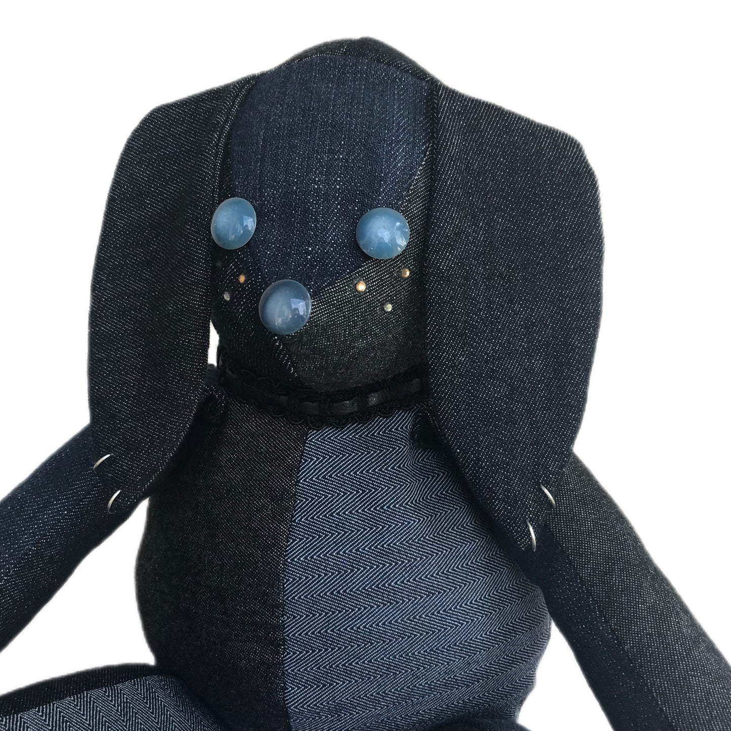 Blossom Bunny - Made from Recycle Denim Jeans