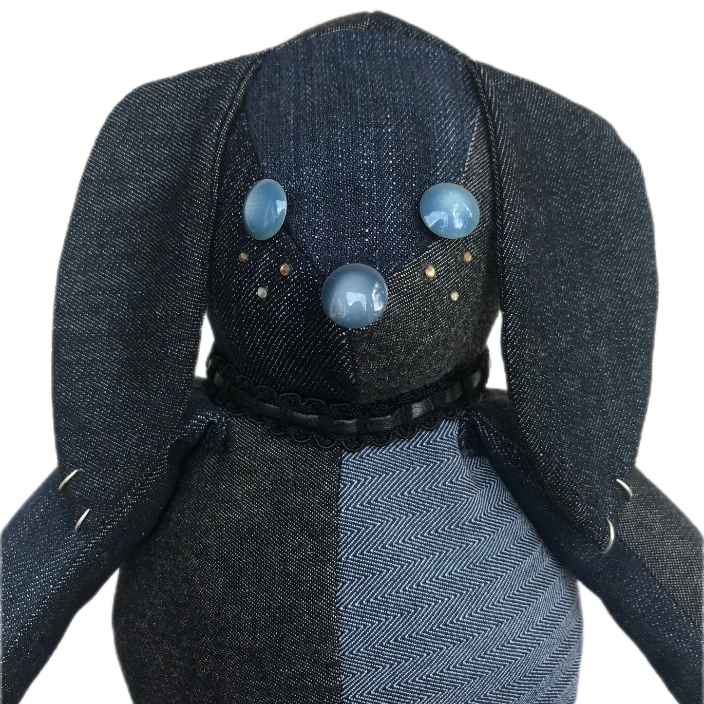 Blossom Bunny - Made from Recycle Denim Jeans