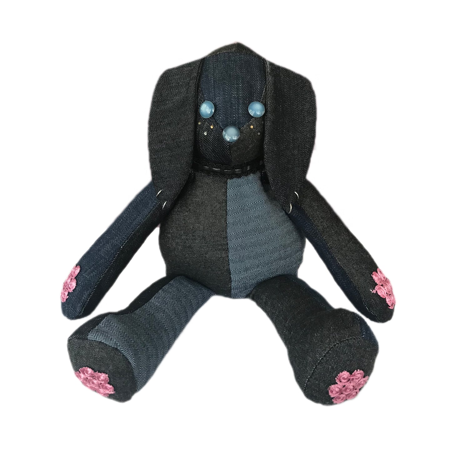 Blossom Bunny - Made from Recycle Denim Jeans