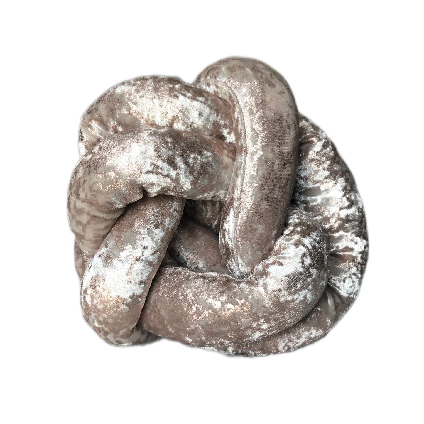 Velvet Knot Pillow - Small - 4 Color Choices