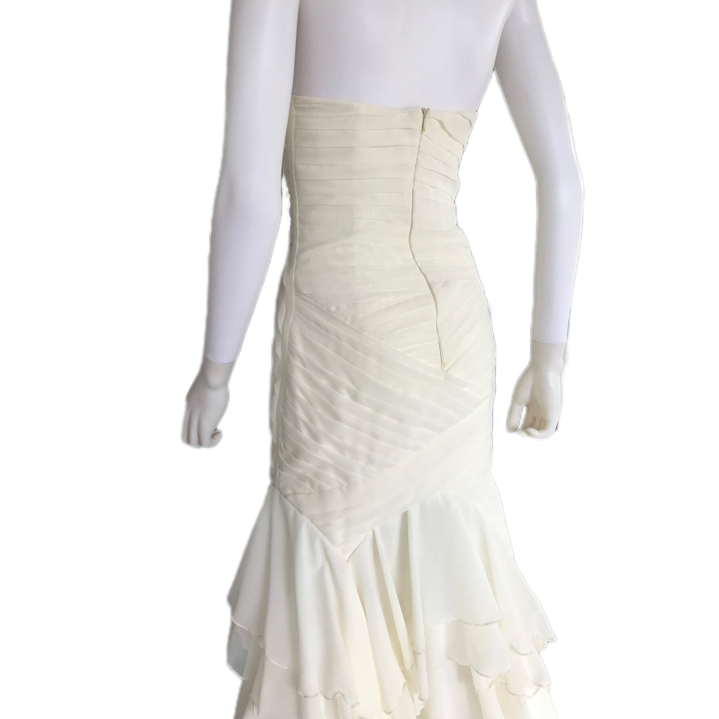 The Madonna Lily Women's Chiffon Wedding Dress - Made to Measure - Ivory or White