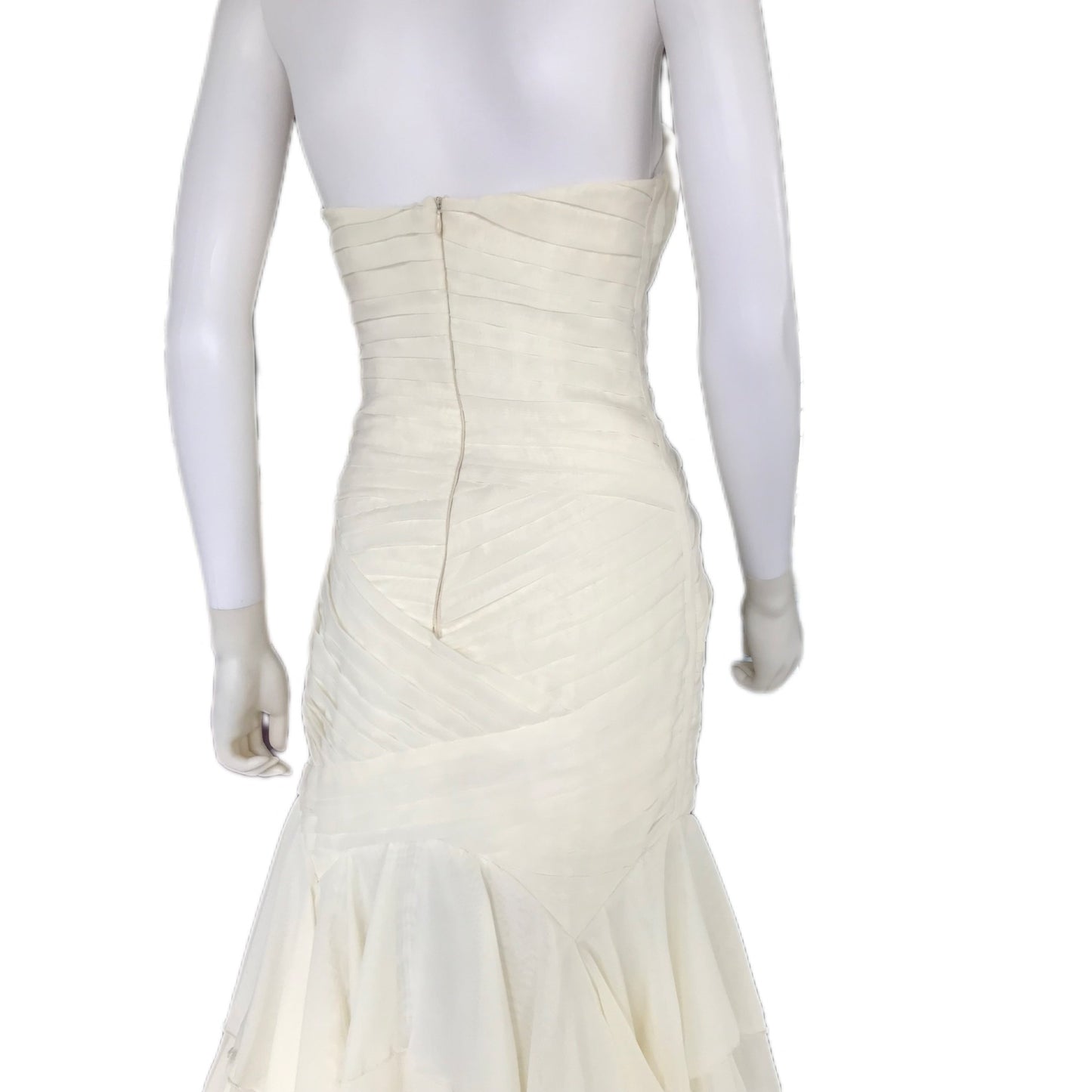 The Madonna Lily Women's Chiffon Wedding Dress - Made to Measure - Ivory or White