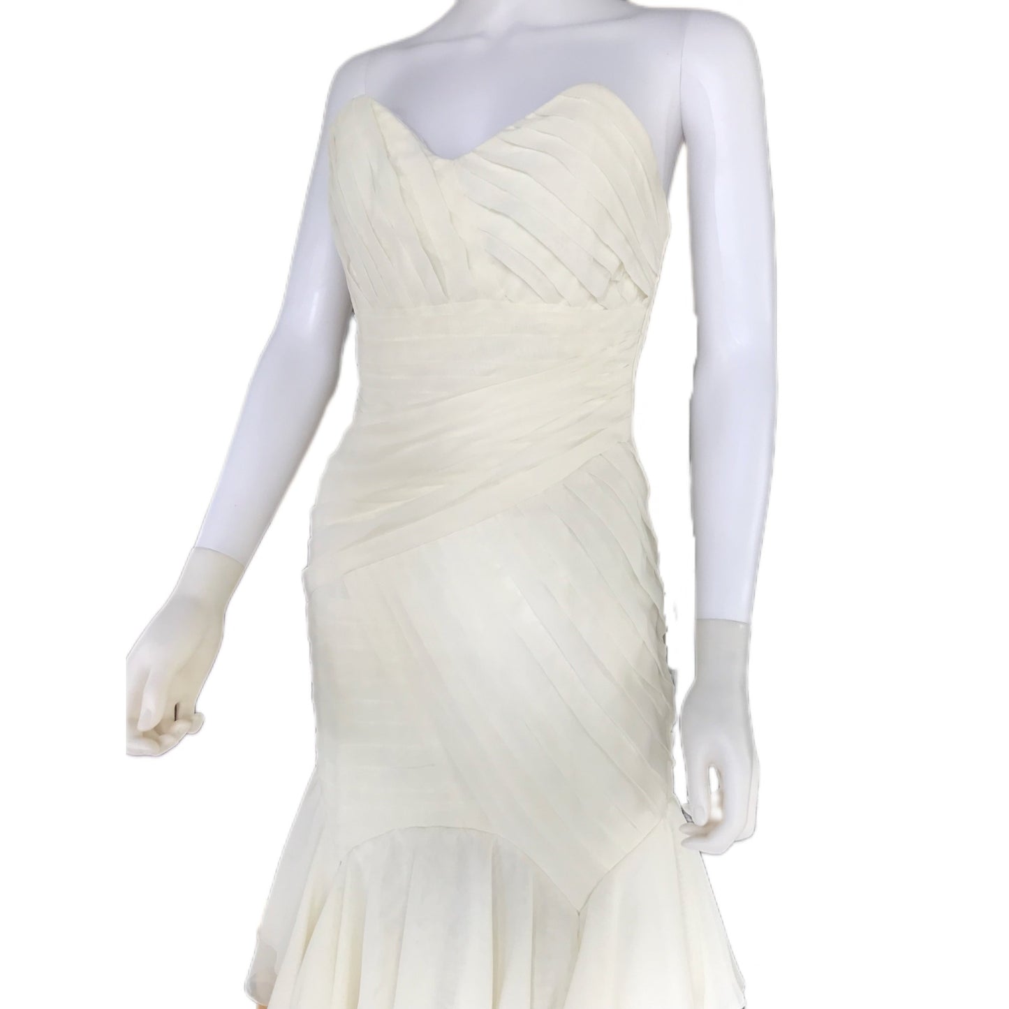 The Madonna Lily Women's Chiffon Wedding Dress - Made to Measure - Ivory or White