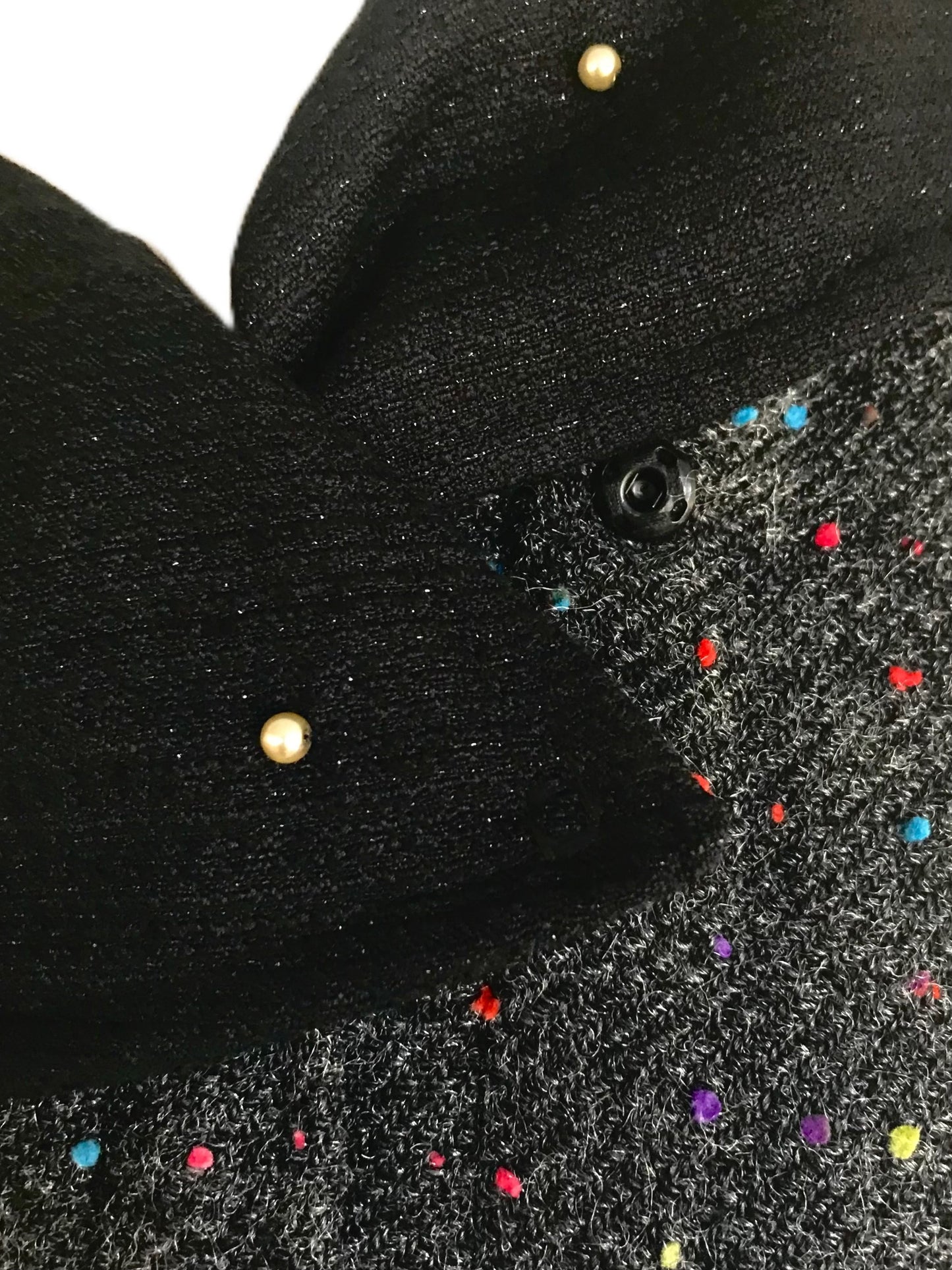 Women's Confetti Wool and Boucle Coat Jacket- Size Small