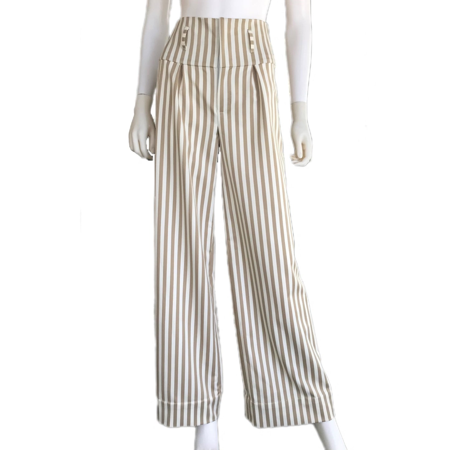 Bengal Stripe Women's Wide Leg Pants - Sz. 2