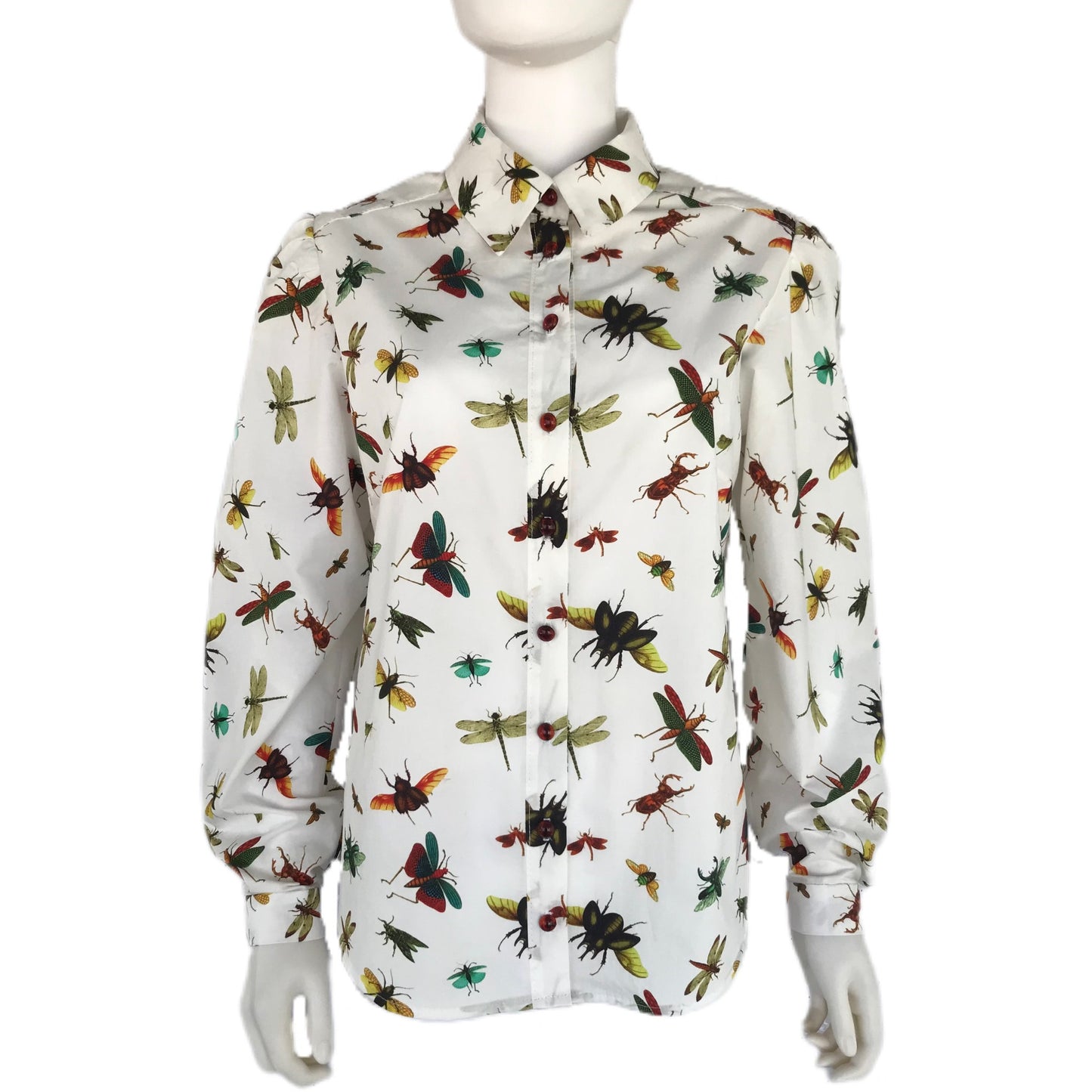 Women's Insect Button Down Collar Shirt