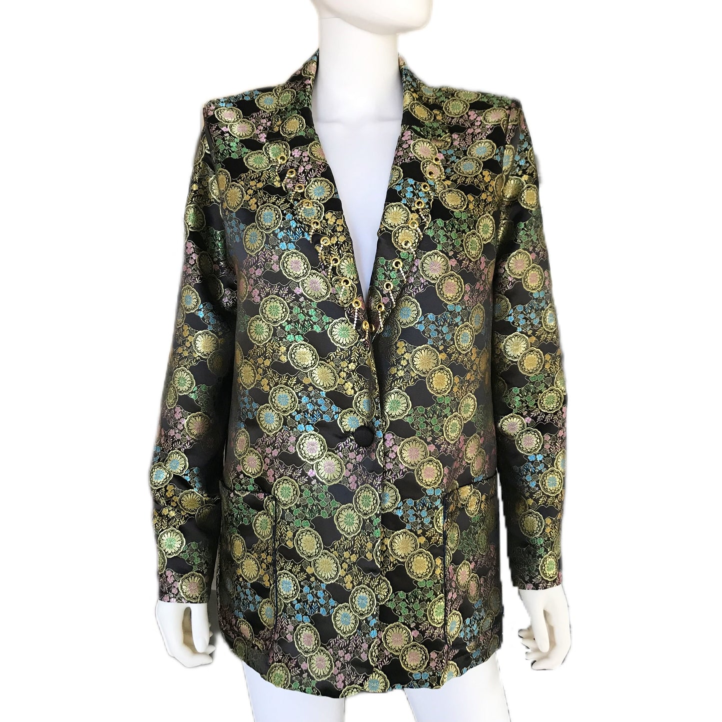 Dynasty Brocade Women's Loose-Fitting Blazer - Sz. Small