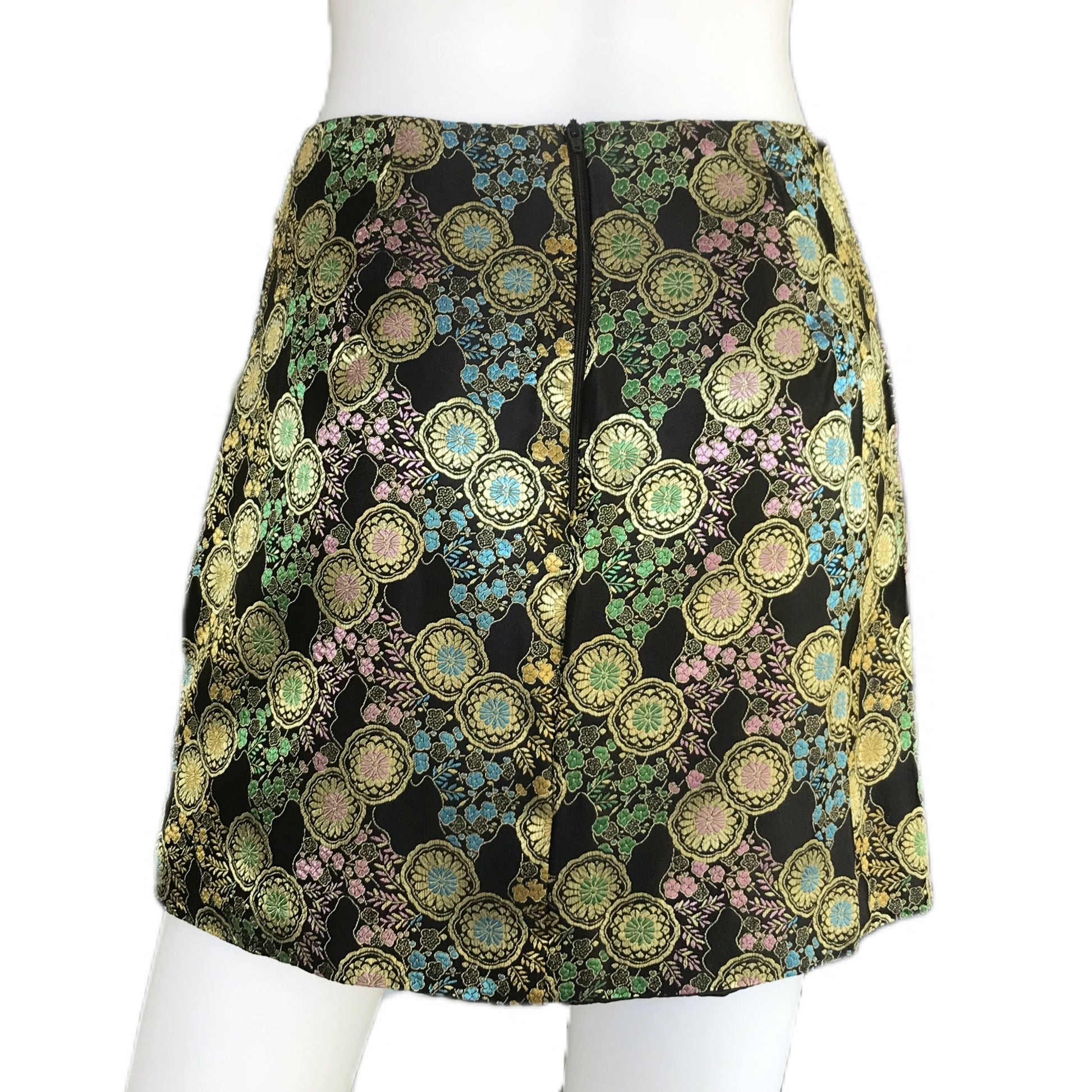 Dynasty Brocade Women's Mini Skirt - Sz. 2