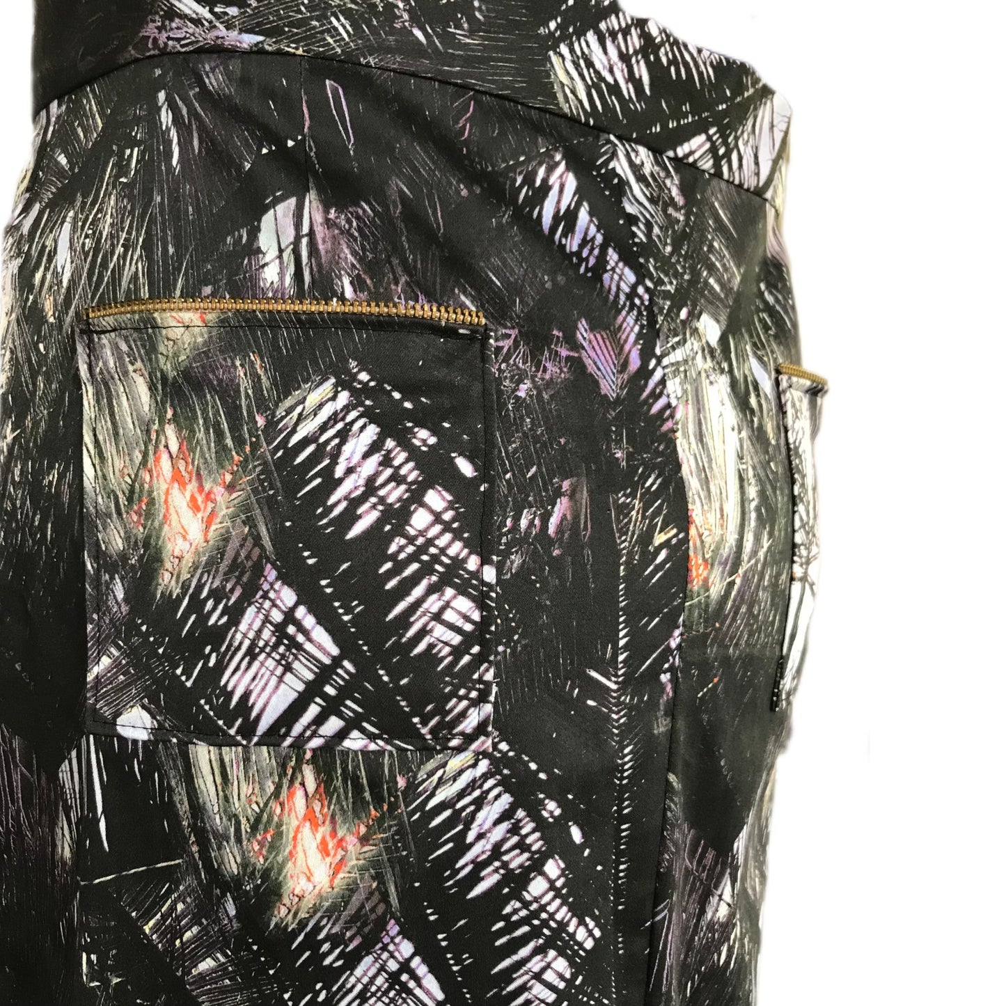 Women's Palm Leaf Pencil Skirt