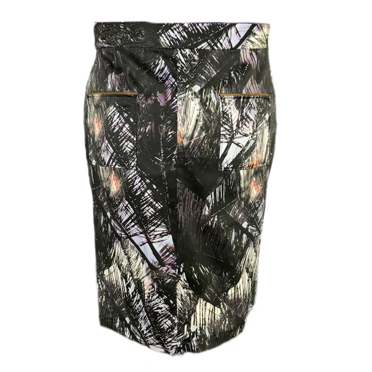 Women's Palm Leaf Pencil Skirt