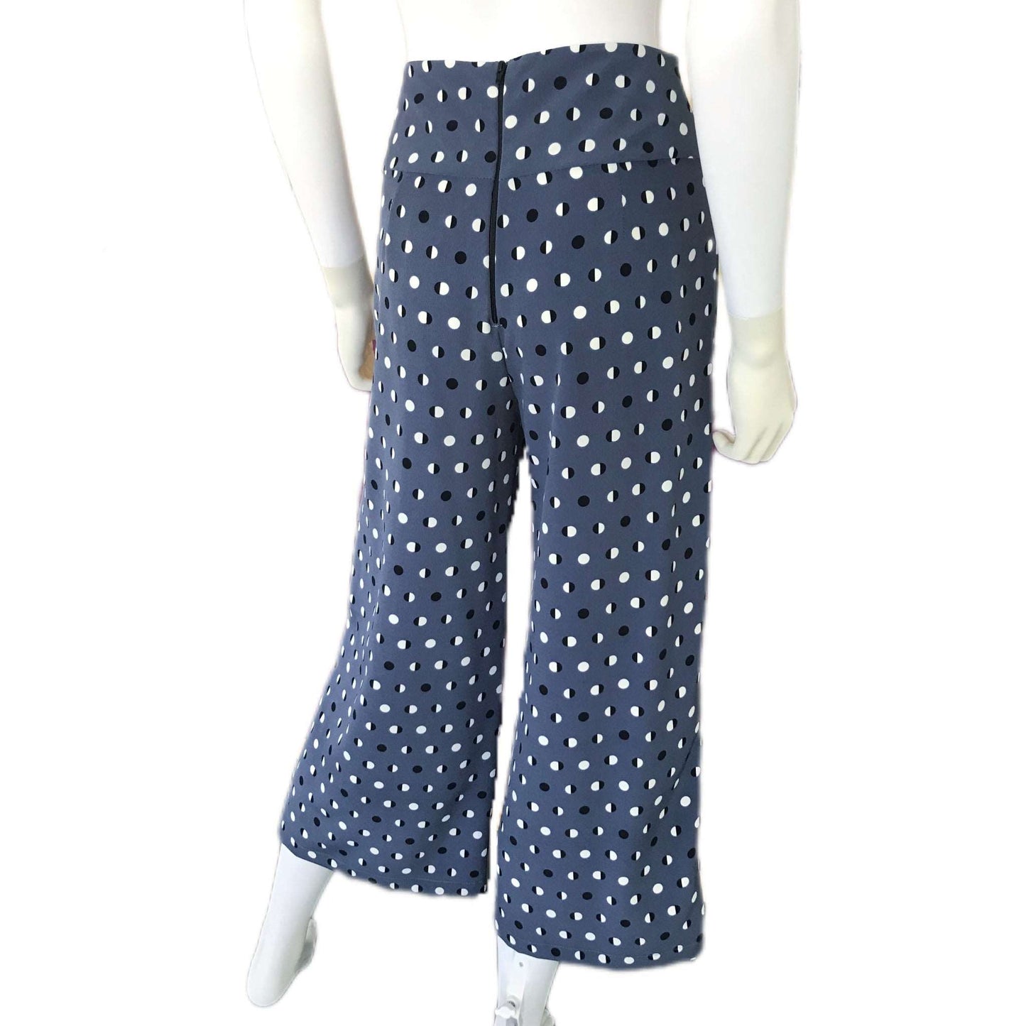 Moon Phases Women's Wide Leg Gaucho Pants - Sz. 2