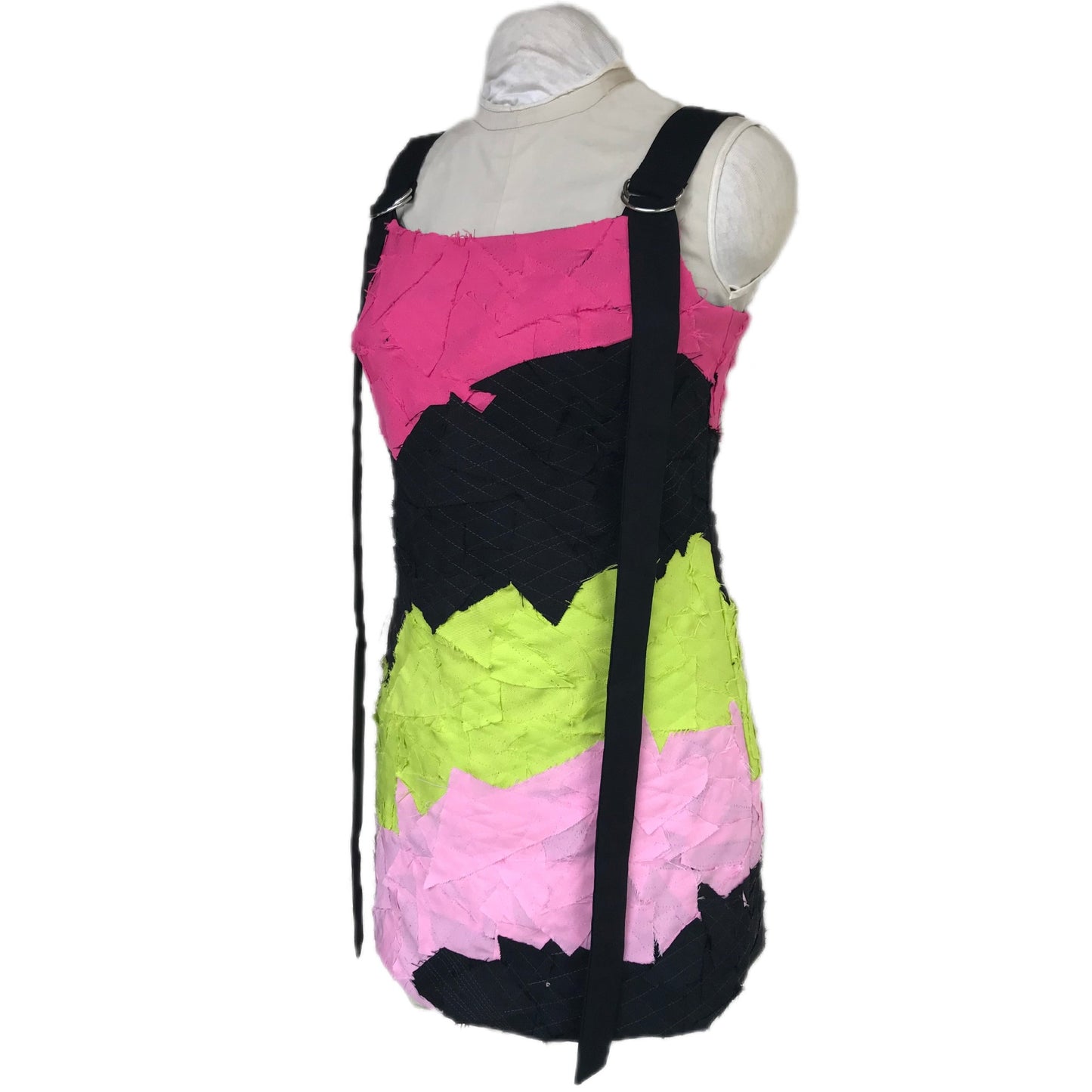 Scrap Mini Dress with Adjustable Straps - Size 6