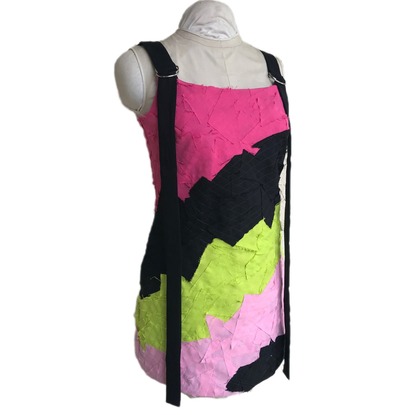 Scrap Mini Dress with Adjustable Straps - Size 6