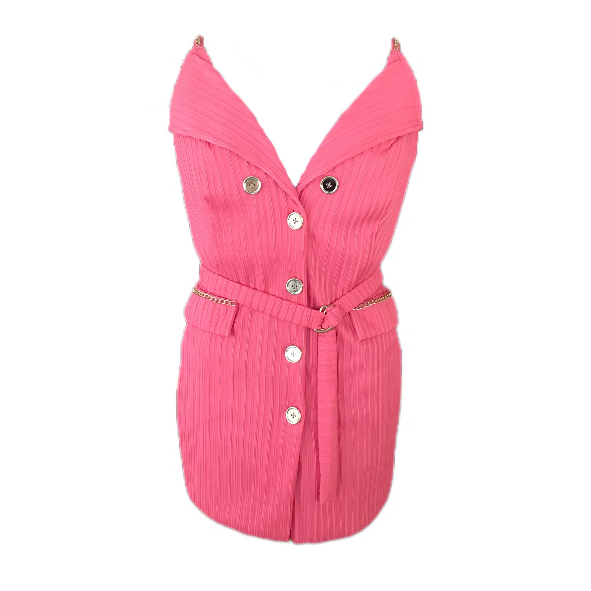 Women's Mini Blazer Dress in Pink