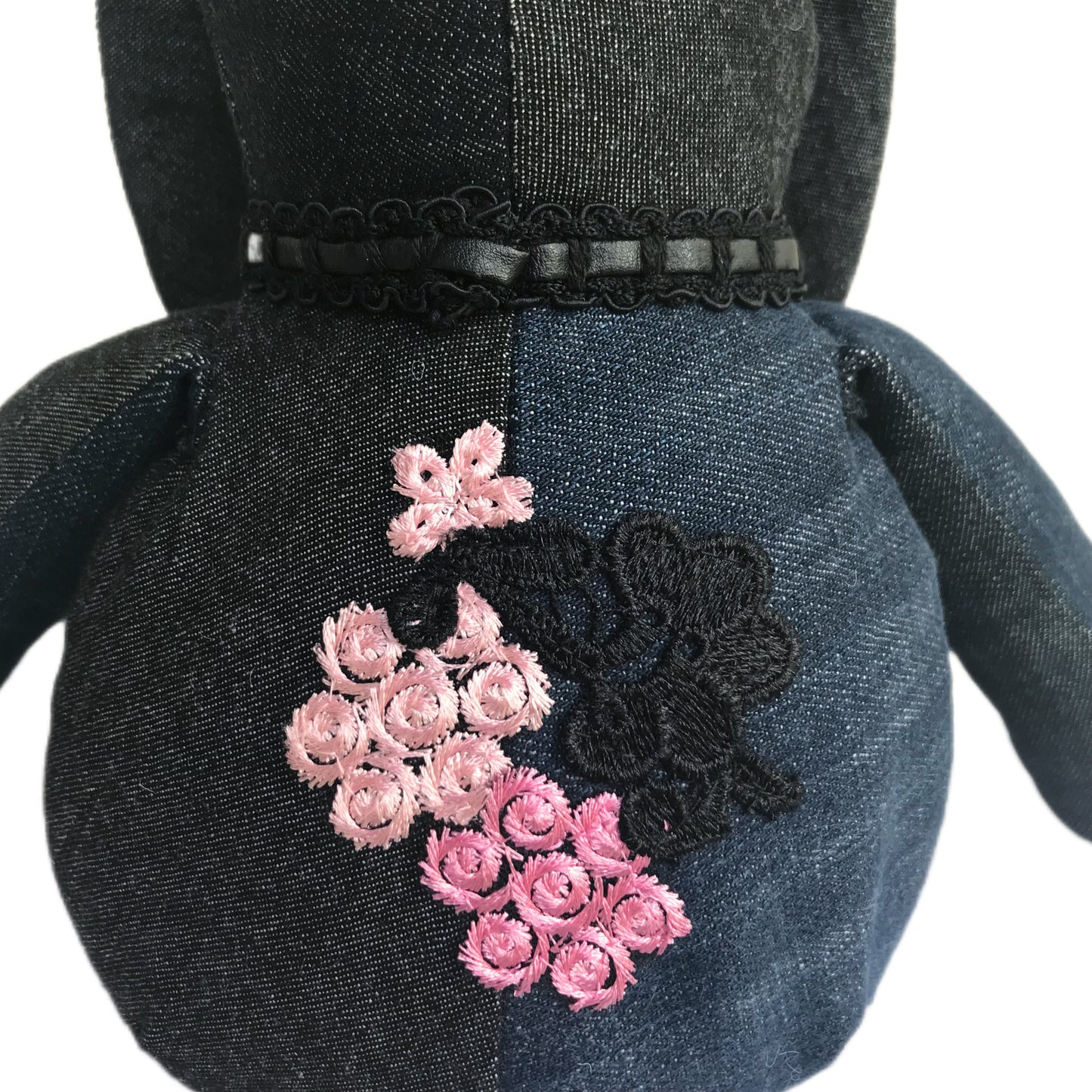Blossom Bunny - Made from Recycle Denim Jeans