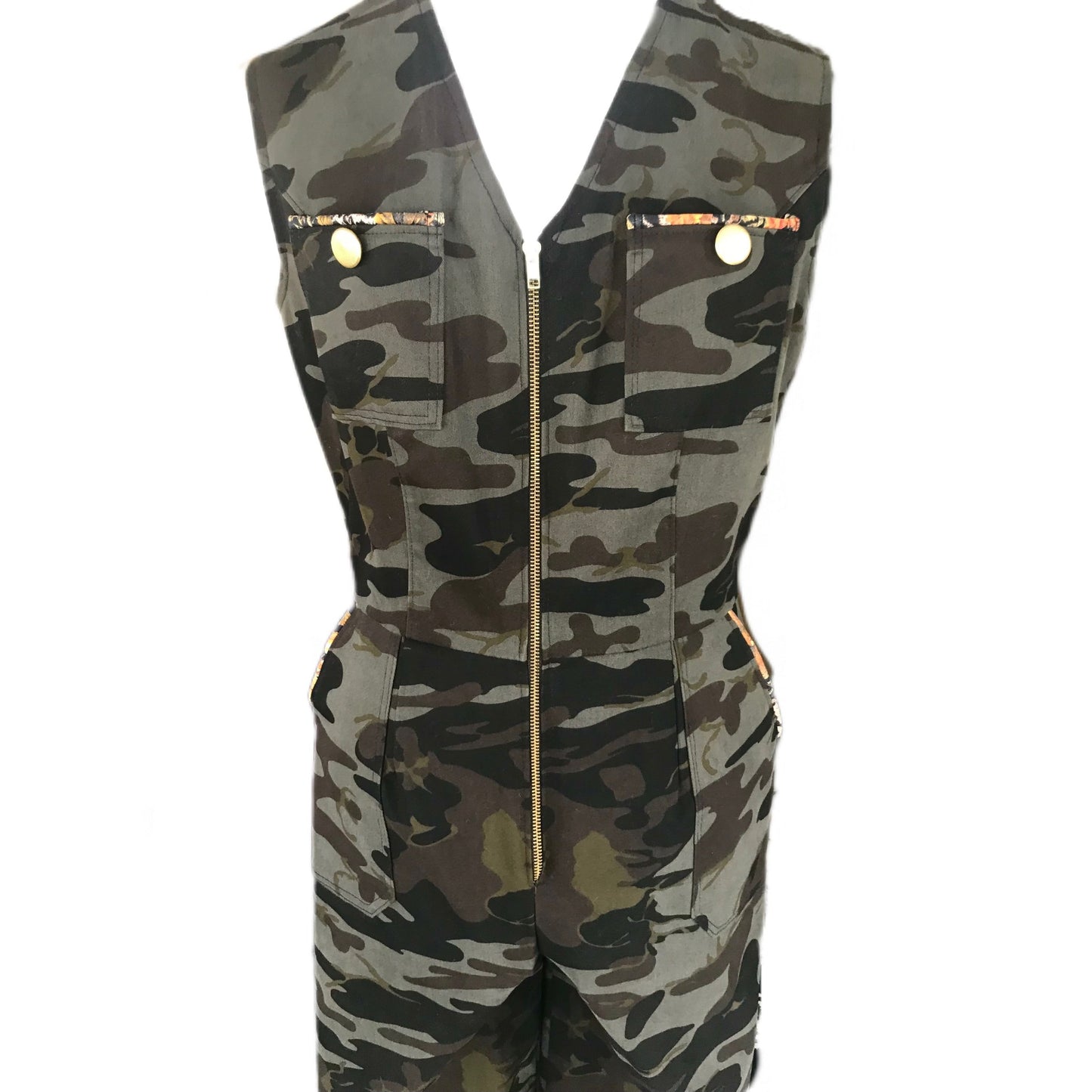 Women's Camouflage Jumpsuit - Size 10