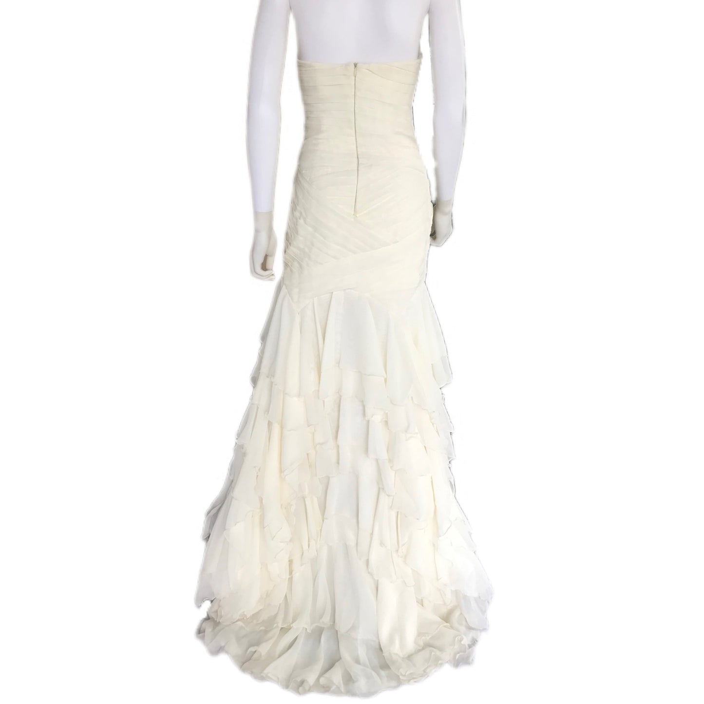 The Madonna Lily Women's Chiffon Wedding Dress - Made to Measure - Ivory or White