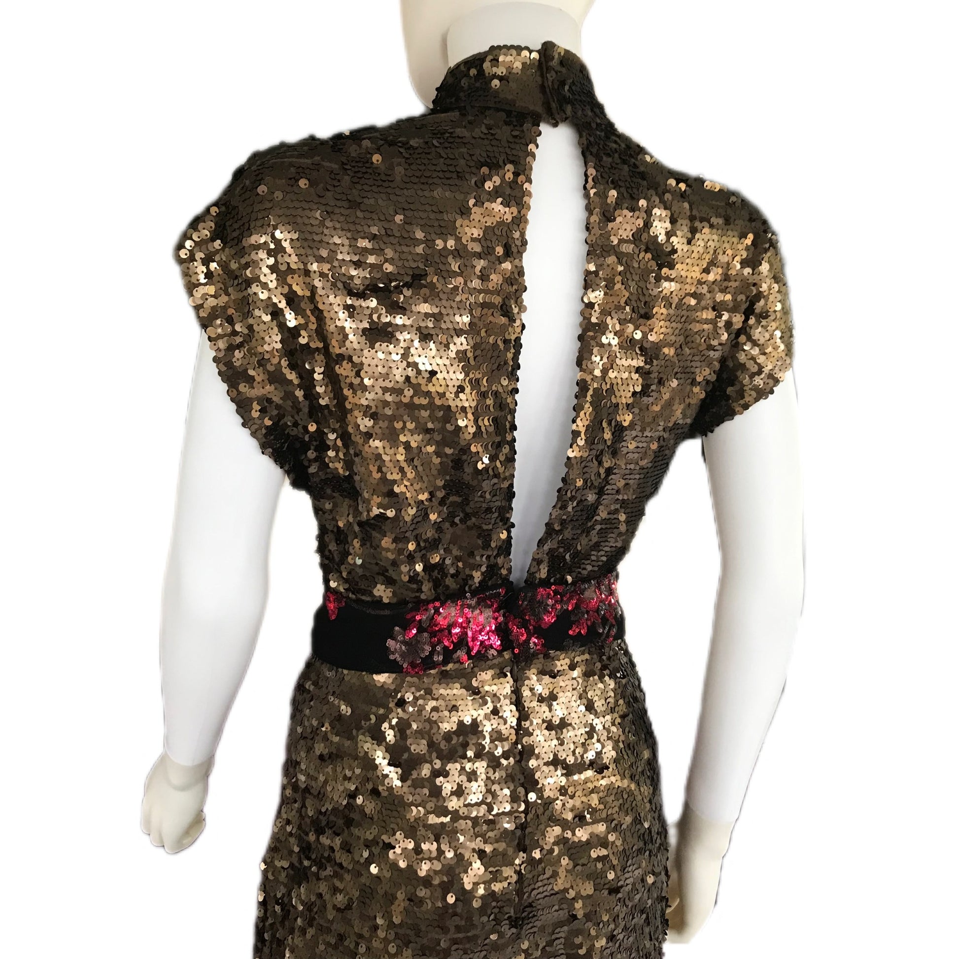 Women's Chocolate Sequin Gown Women's Chocolate Sequin Gown